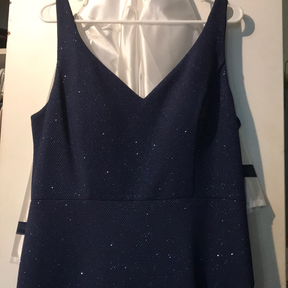 Navy Blue Sparkly Gown